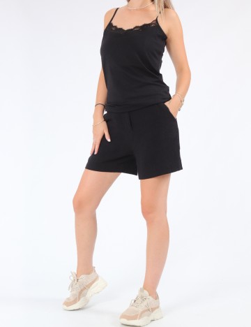 Pantaloni scurti Weekday, negru