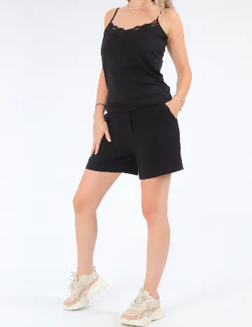 Pantaloni scurti Weekday, negru