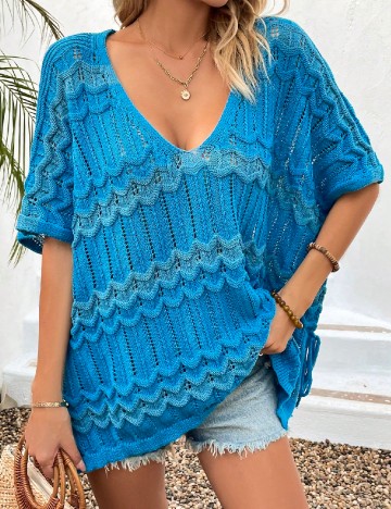 Bluza SHEIN, albastru