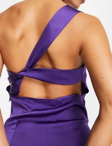 Rochie scurta Lola May, mov Mov