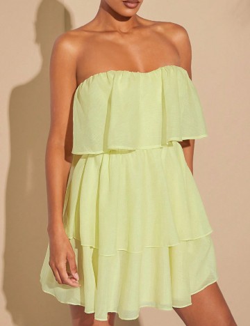 Rochie scurta SHEIN, galben