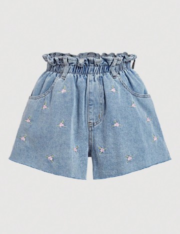 Pantaloni scurti SHEIN, albastru