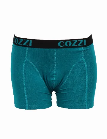 Set Boxeri 2 perechi Cozzi, turcoaz Albastru