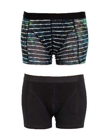 Set Boxeri 2 perechi Cozzi, negru