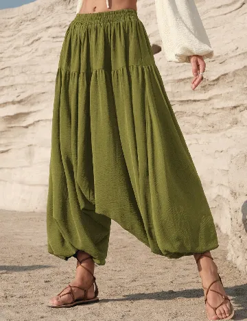 Pantaloni SHEIN, verde
