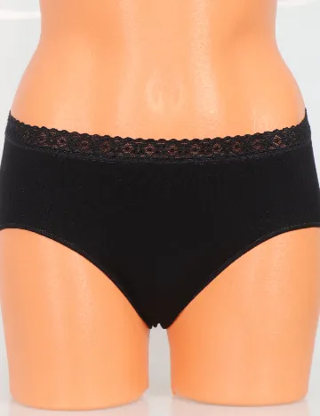 Set chiloti 2 perechi Sensabelle, negru Negru