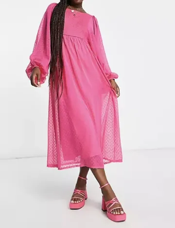 Rochie medie Miss Selfridge, roz Roz