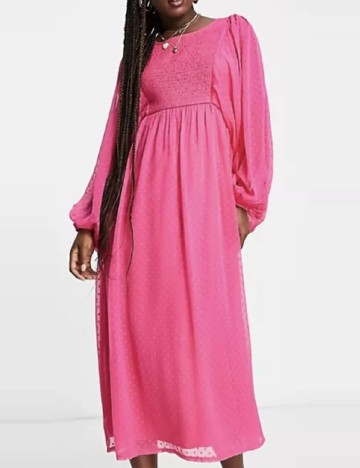 Rochie medie Miss Selfridge, roz