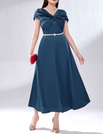 Rochie lunga SHEIN, albastru