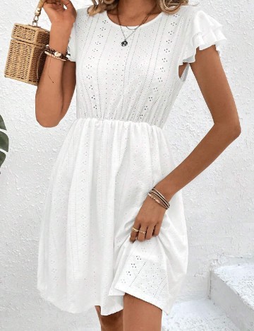 Rochie scurta SHEIN, alb