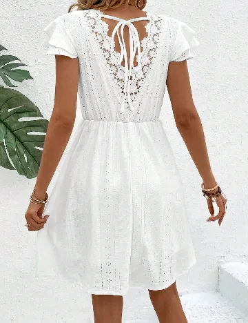 Rochie scurta SHEIN, alb