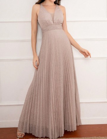 Rochie lunga SHEIN, roz pal