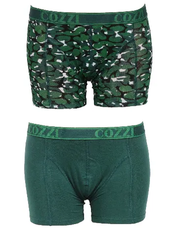 Set Boxeri 2 perechi Cozzi, verde Verde
