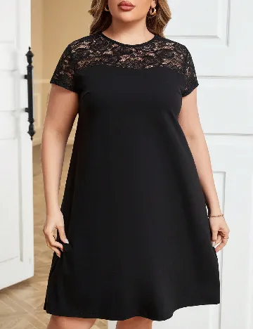 Rochie scurta SHEIN CURVE, negru Negru