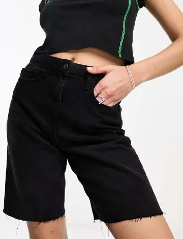 Pantaloni scurti COLLUSION, negru