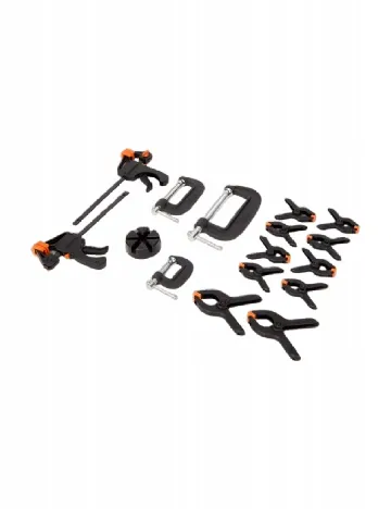 Set cleme fixare Werckmann, negru Negru