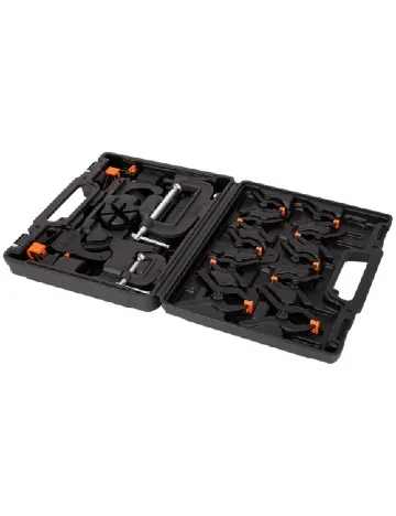 Set cleme fixare Werckmann, negru Negru