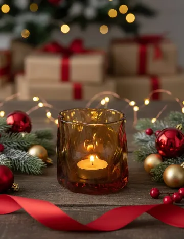 Suport lumanare Seasons & Style, maro Maro