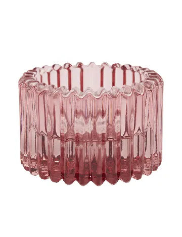 Suport lumanare Home Accents, roz Roz