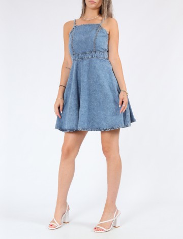 Rochie scurta Don t think twice, albastru