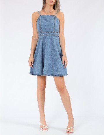 Rochie scurta Don t think twice, albastru