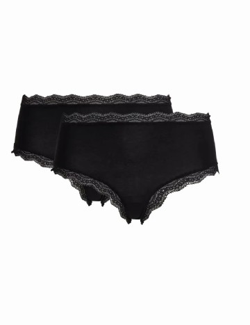 Set chiloti 2 perechi Dolce Bella, negru