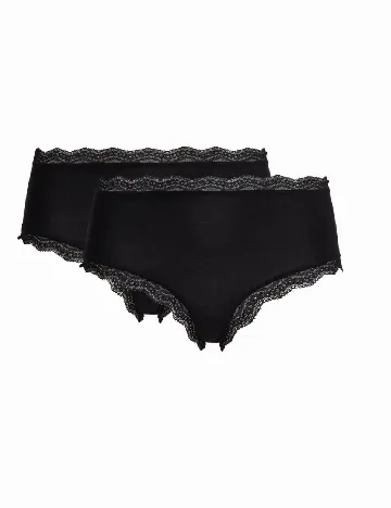 Set chiloti 2 perechi Dolce Bella, negru