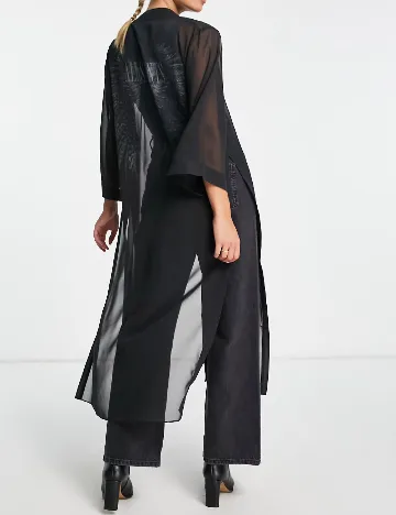 Kimono ALLSAINTS, negru