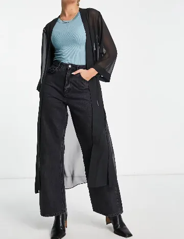 Kimono ALLSAINTS, negru