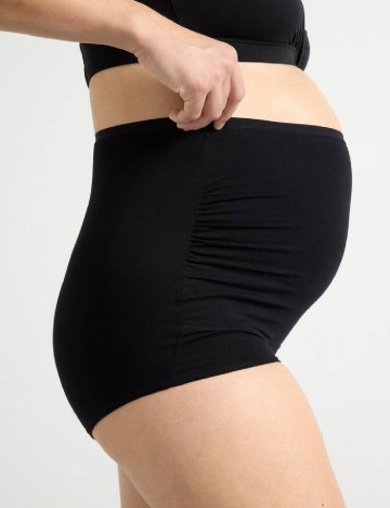Set chiloti 3 perechi Lindex Maternity, negru/maro