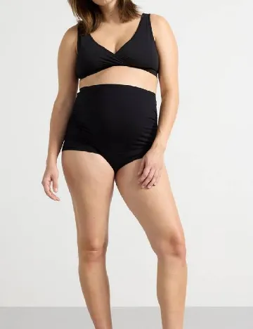 Set chiloti 3 perechi Lindex Maternity, negru/maro