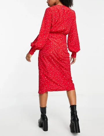 Rochie medie Glamorous, rosu Rosu
