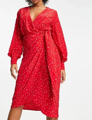 Rochie medie Glamorous, rosu Rosu