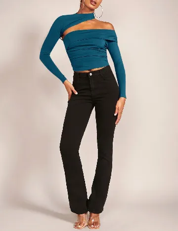Top SHEIN, turcoaz