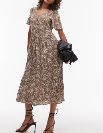 Rochie medie & other stories, maro