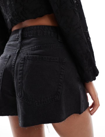 Pantaloni scurti ASOS, negru
