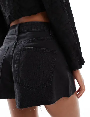 Pantaloni scurti ASOS, negru