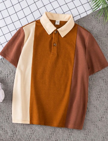 Tricou Shein Kids, maro