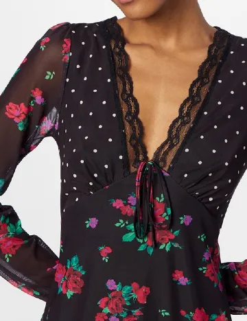 Rochie scurta River Island, negru Negru