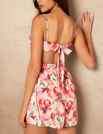 Salopeta SHEIN, floral print