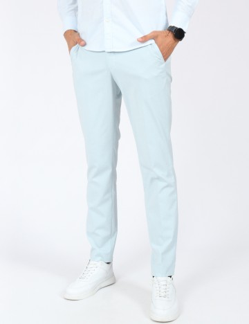 Pantaloni Selected, albastru