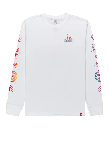 Bluza Element, alb Alb