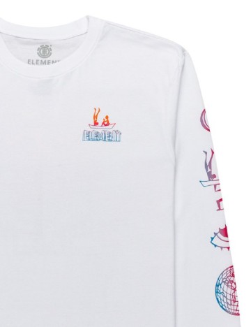 Bluza Element, alb