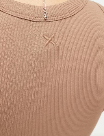 Rochie scurta COLLUSION, maro