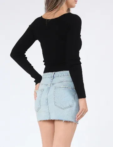 Fusta Pull&Bear, albastru