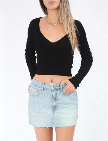 Fusta Pull&Bear, albastru