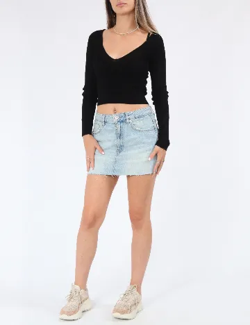Fusta Pull&Bear, albastru