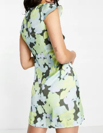 Rochie scurta ASOS, verde Verde