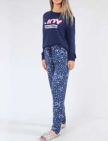 Pantaloni 9th AVENUE, bleumarin Albastru