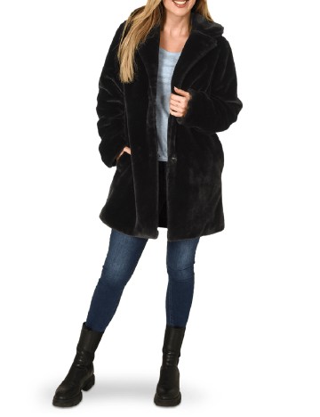 Palton ACTION, negru